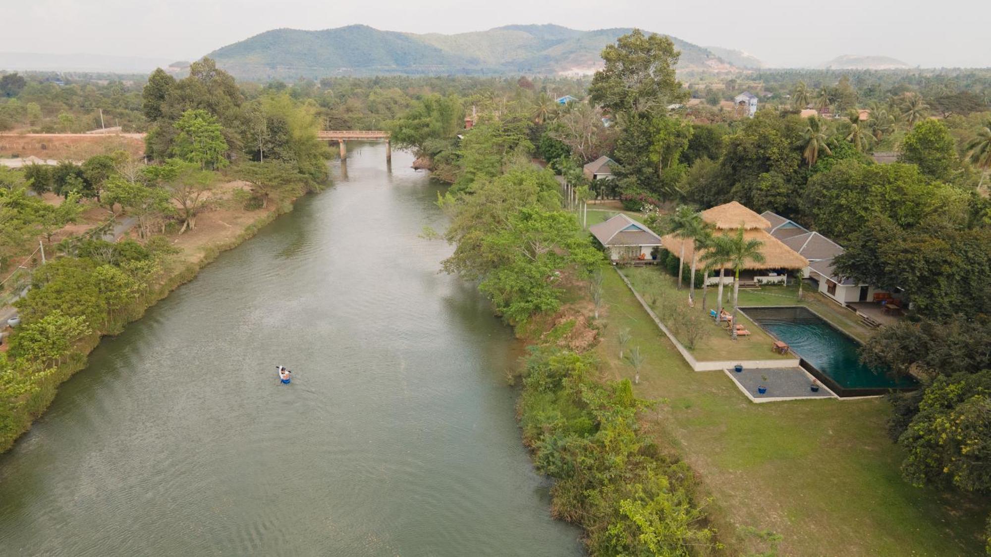 Khla Lodge Kampot Exterior foto